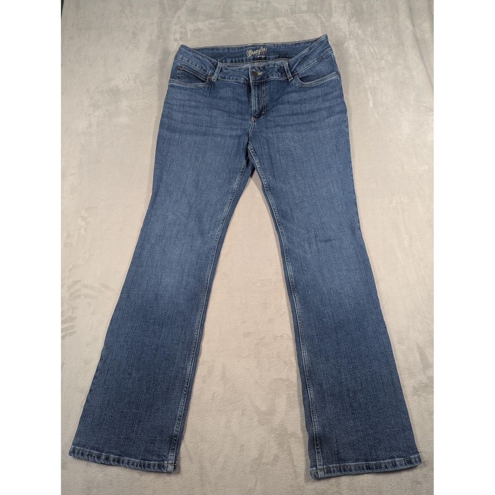 Wrangler Bootcut Jeans Juniors 13x34 Blue Medium Wash Mid‎ Rise Western Denim